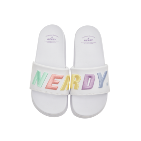 Dép Nerdy RainBow - White