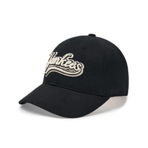 Varsity Cursive Fluffy Logo Unstructured Ball Cap NEW YORK YANKEES