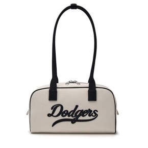 * Varsity Cursive Denim Shoulder Bag LOS ANGELES DODGERS - D.Cream