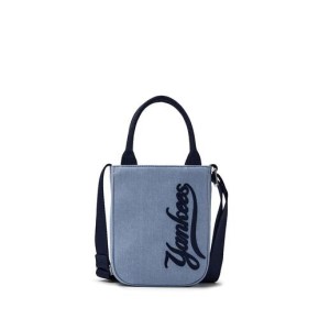 * Varsity Cursive Denim Mini Cross Bag NEW YORK YANKEES